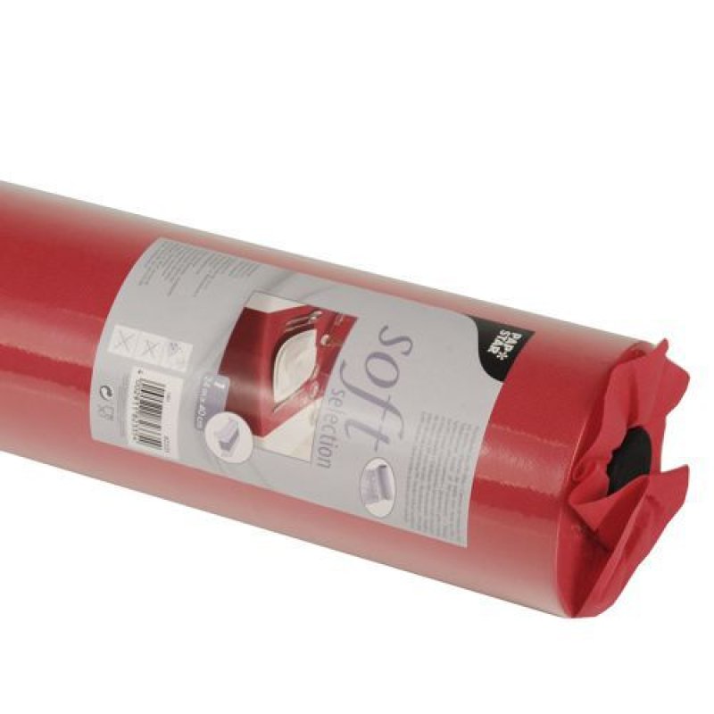 STARPAK Chemin de table "soft selection", rouge