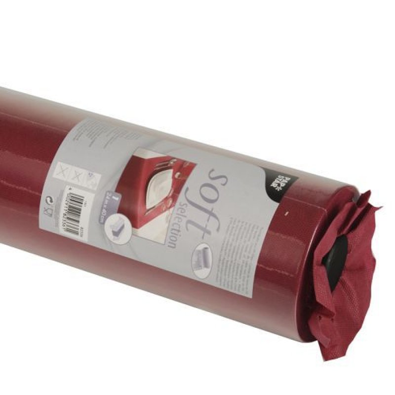 STARPAK Chemin de table "soft selection", bordeaux