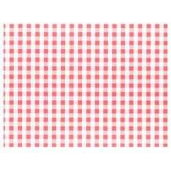 Papstar 84346 set de table Rectangle Rouge, Blanc 100 pièce(s)