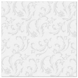 PAPSTAR Serviette "ROYAL Collection Damascato", blanc