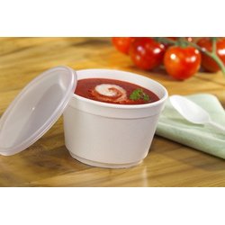 STARPAK Bol à soupe rond "To Go", 500 ml, blanc