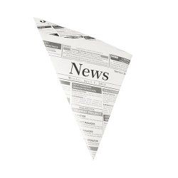 Papstar 85499 sac en papier Noir, Blanc 0,25 kg