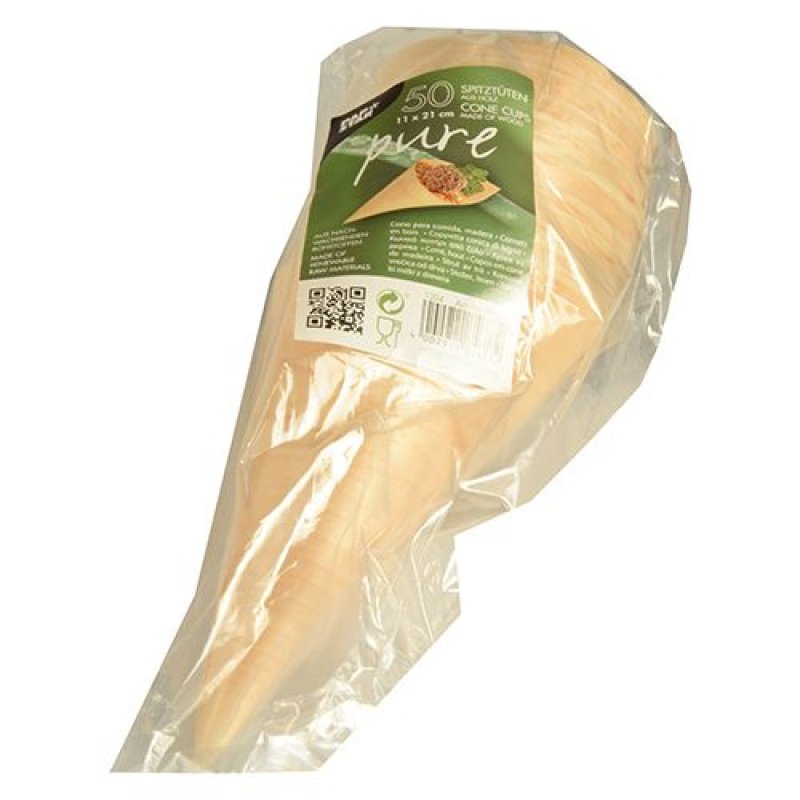 Papstar 85677 plateau repas jetable Bois