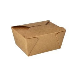 Papstar 85687 disposable food tray Brown Paper, Polylactide (PLA)