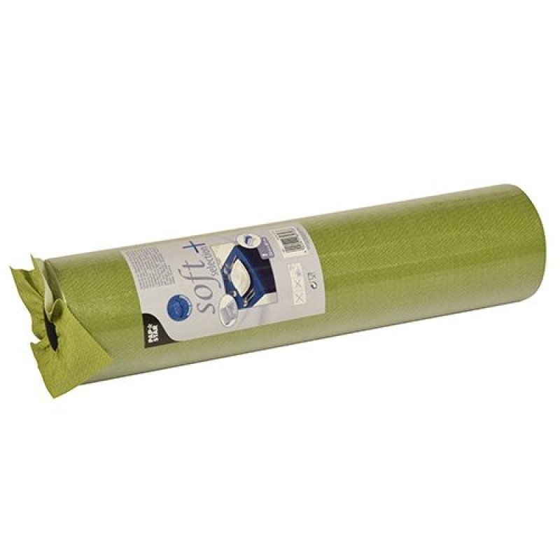 STARPAK Chemin de table "soft selection plus", vert olive