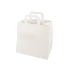 PAPSTAR Sac en papier, 260 x 170 x 250 mm, blanc