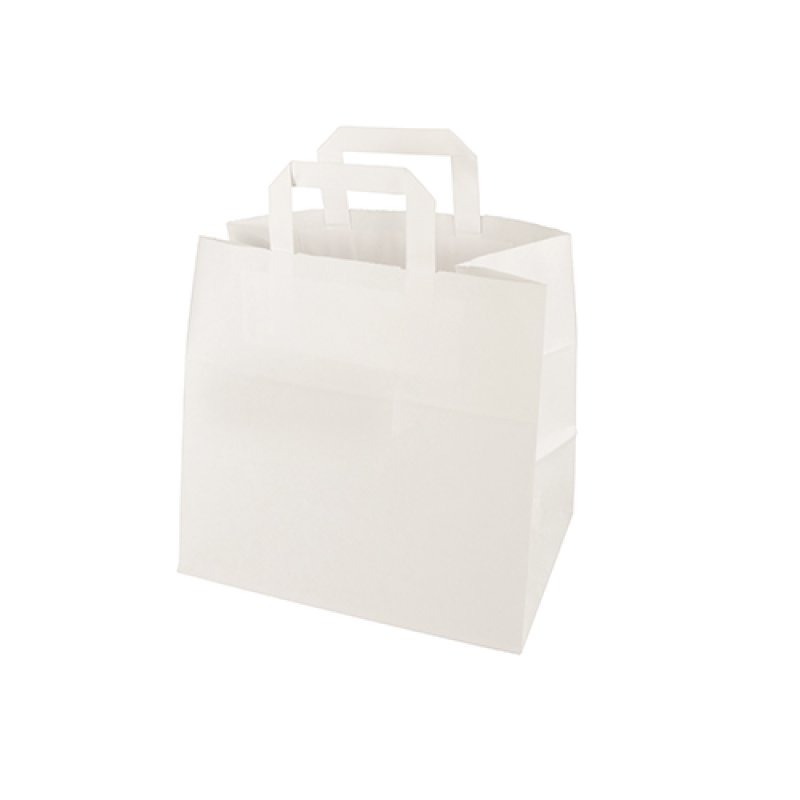 PAPSTAR Sac en papier, 260 x 170 x 250 mm, blanc