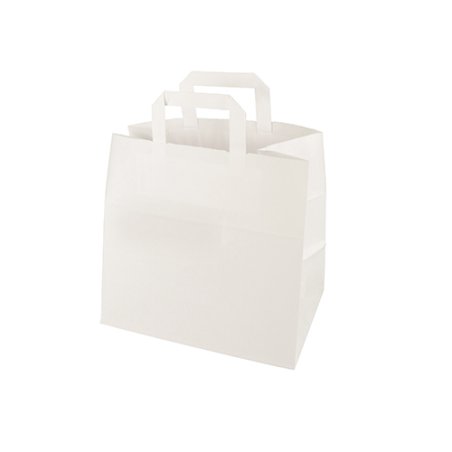 PAPSTAR Sac en papier, 260 x 170 x 250 mm, blanc