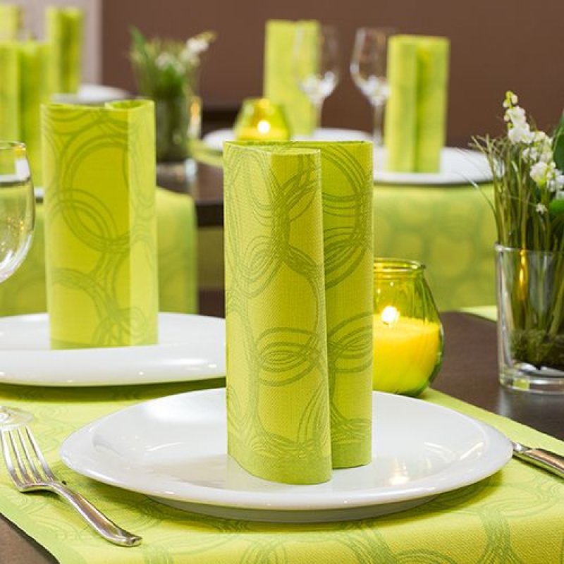 Papstar 86495 paper napkins Tissue paper Lime 50 pc(s)