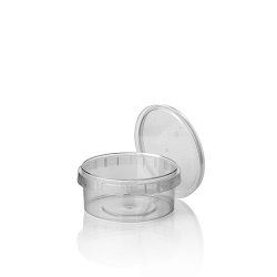 STARPAK Barquette d'emballage, rond, 240 ml, transparent