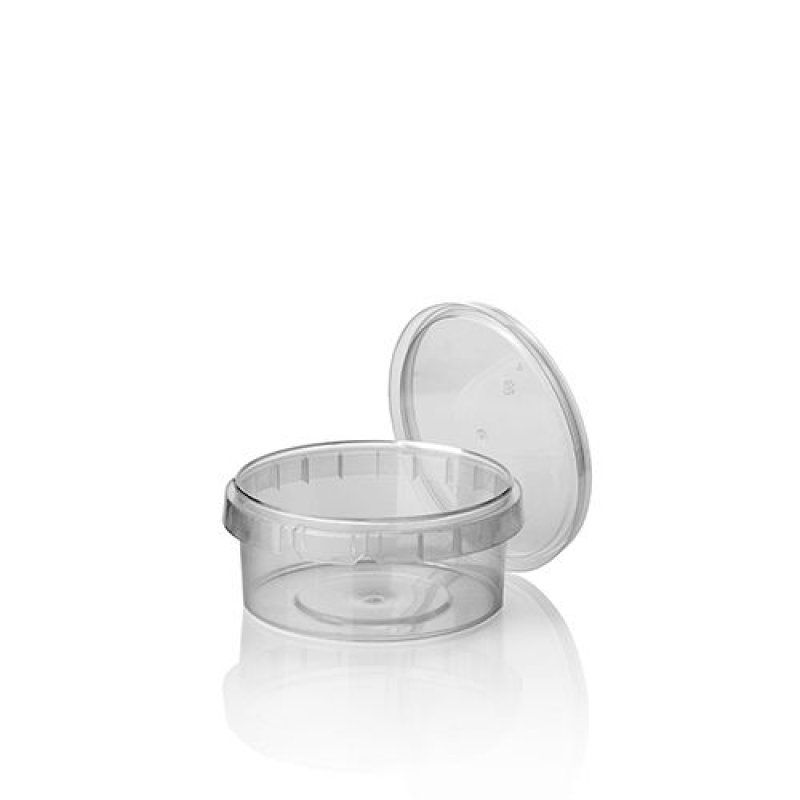 Papstar 86537 disposable food storage container Plastic Transparent