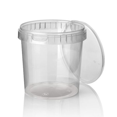 Papstar 86540 disposable food storage container Plastic Transparent