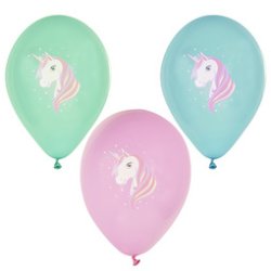 PAPSTAR Ballons de baudruche "licorne", assorti