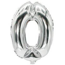 PAPSTAR Ballon en film "Chiffres", chiffre: 9, argent
