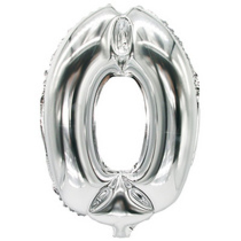 PAPSTAR Ballon en film "Chiffres", chiffre: 9, argent