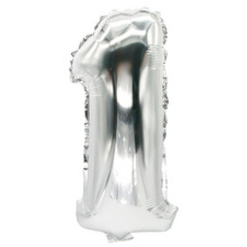 PAPSTAR Ballon en film "Chiffres", chiffre: 9, argent