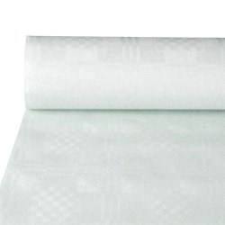 PAPSTAR Nappe damassée, (l)0,8 x (L)50 m, blanc