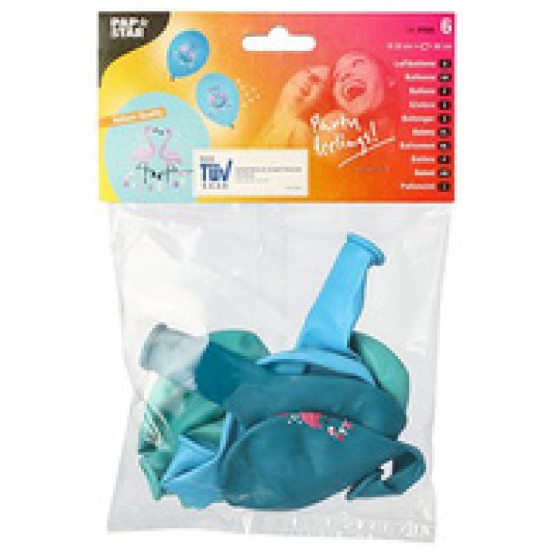 PAPSTAR Luftballons "Flamingo", farbig sortiert