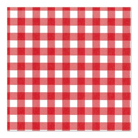 PAPSTAR Serviettes à motif "Carreau Vichy", 300 x 300 mm