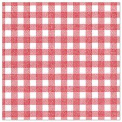 Papstar 87103 serviette et serviette de table en papier Mouchoir en papier Rouge, Blanc 50 pièce(s)