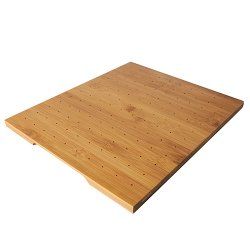 Papstar 87147 plateau repas jetable Bois Bambou