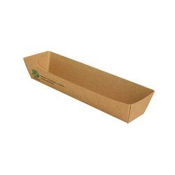 Papstar 87245 disposable food tray Brown Carton
