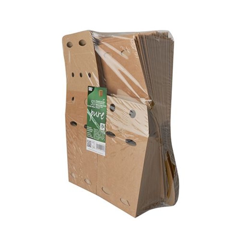 Papstar 87259 disposable food storage container Cardboard Brown