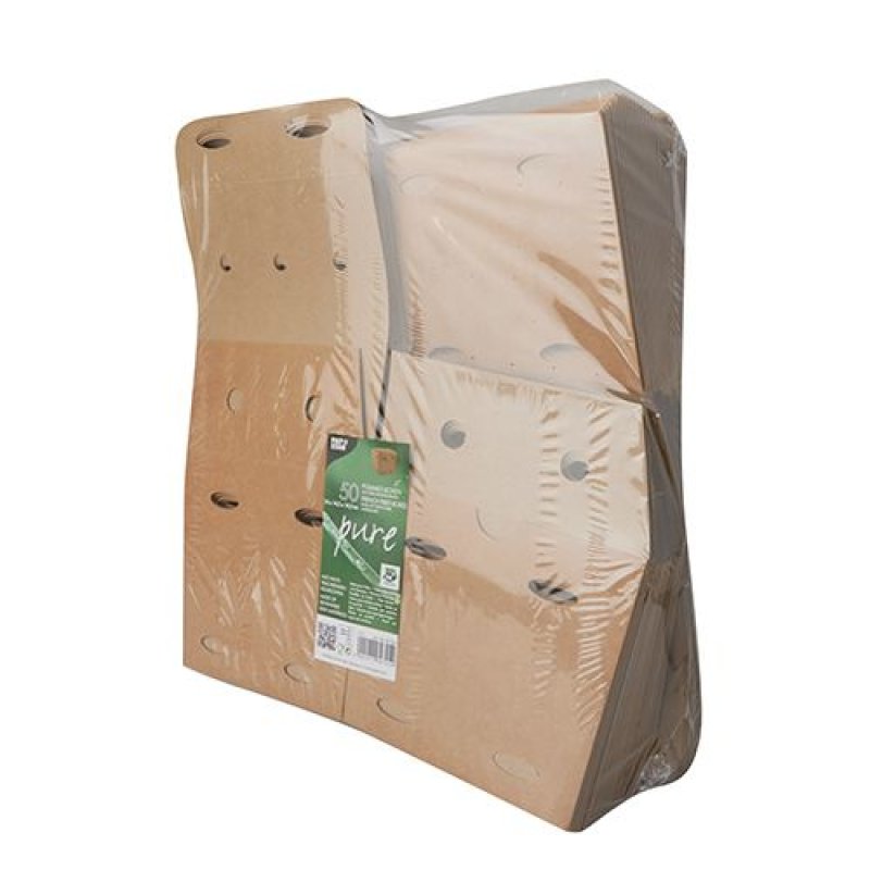 Papstar 87263 disposable food storage container Cardboard Brown