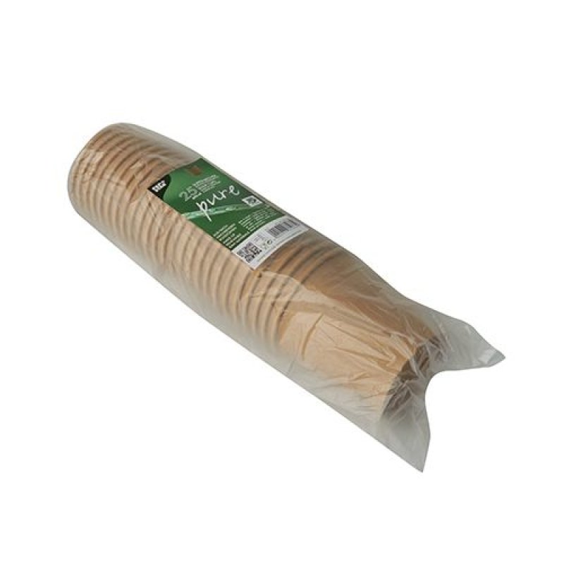 PAPSTAR Gobelet à soupe &quot;pure&quot;, rond, 470 ml, brun