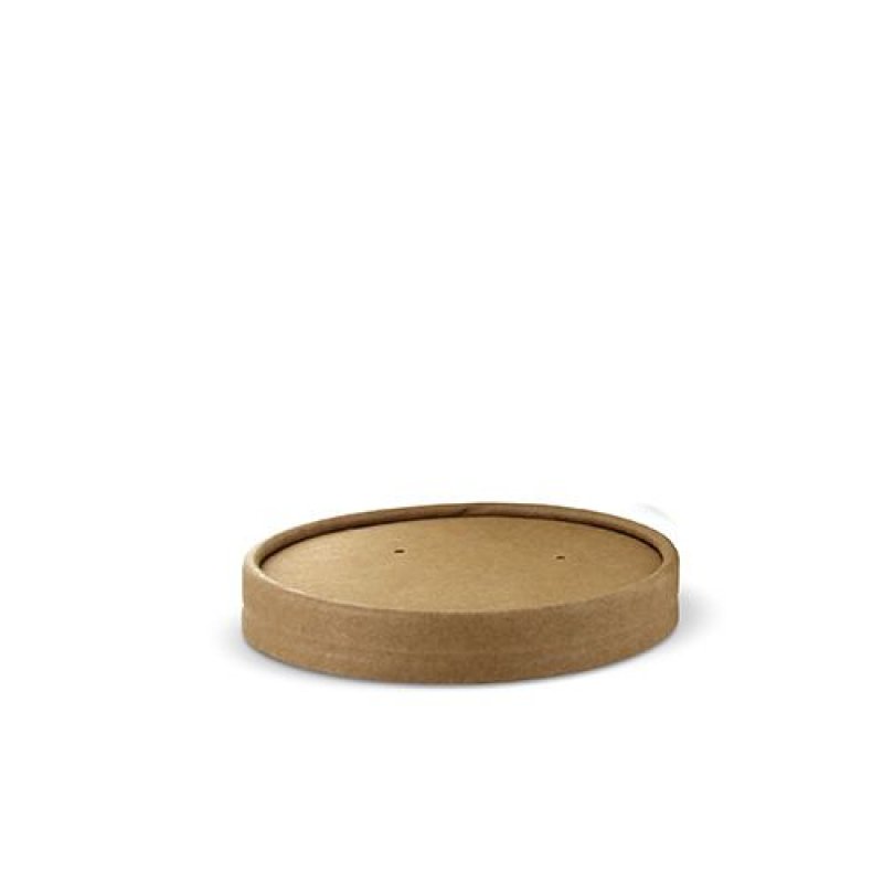 Papstar 87267 food lid/cover Brown Cardboard Round