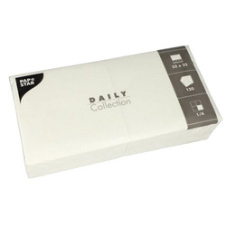 PAPSTAR Serviettes, 320 x 320 mm, 3 couches, gris