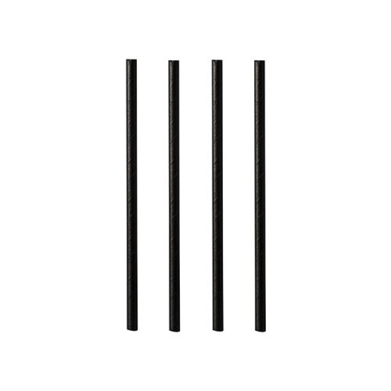 Papstar 87510 paille jetable 500 pièce(s) Noir