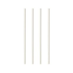 Papstar 87513 disposable drinking straws 100 pc(s) White