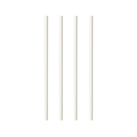 PAPSTAR Paille en papier "pure", 200 mm, blanc