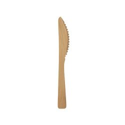 PAPSTAR Couteau en bambou "pure", longueur: 170 mm, par 50