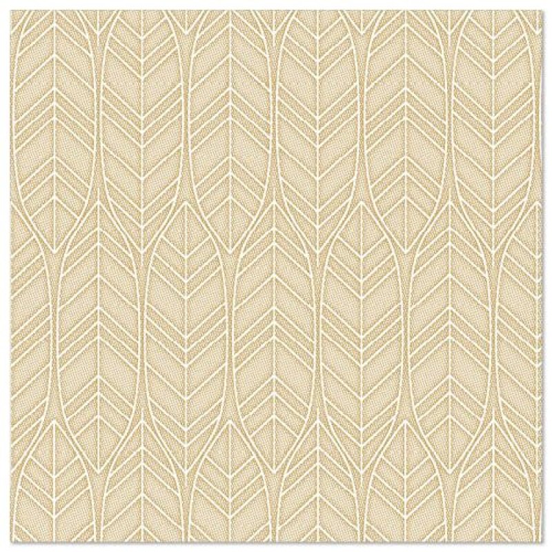 Papstar 88043 serviette et serviette de table en papier Mouchoir en papier Sable 50 pièce(s)