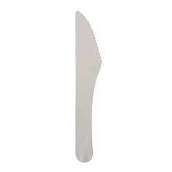 PAPSTAR Couteau en papier "pure", longueur: 158 mm, blanc