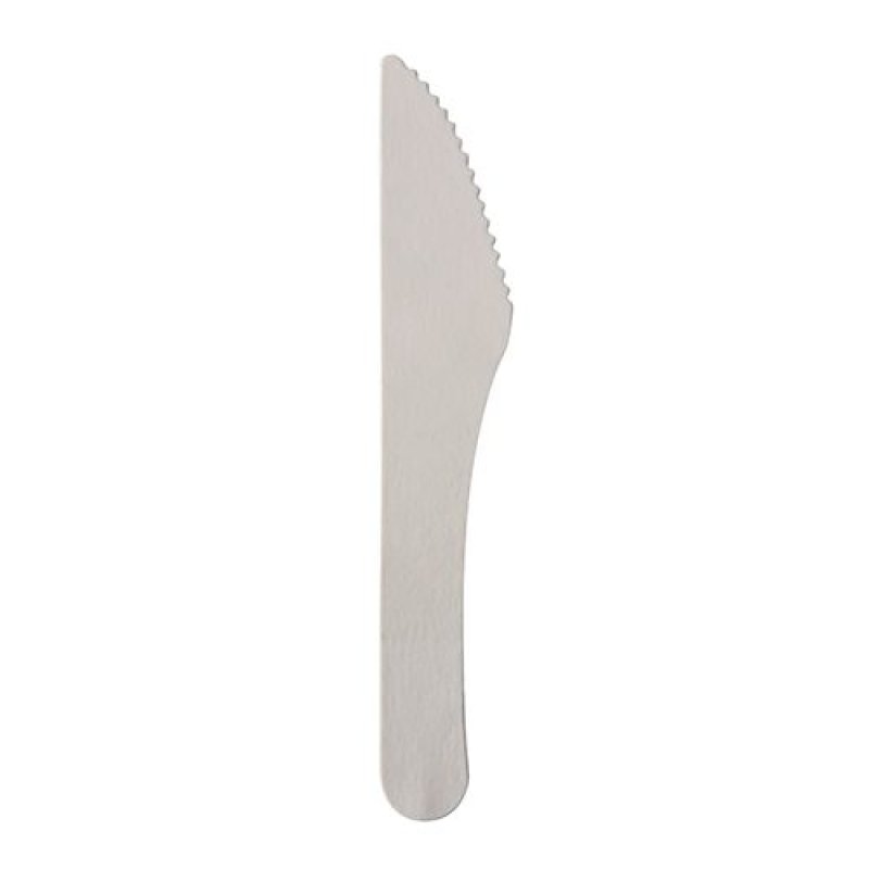 PAPSTAR Couteau en papier "pure", longueur: 158 mm, blanc