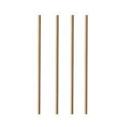 Papstar 88224 paille jetable 100 pièce(s) Marron