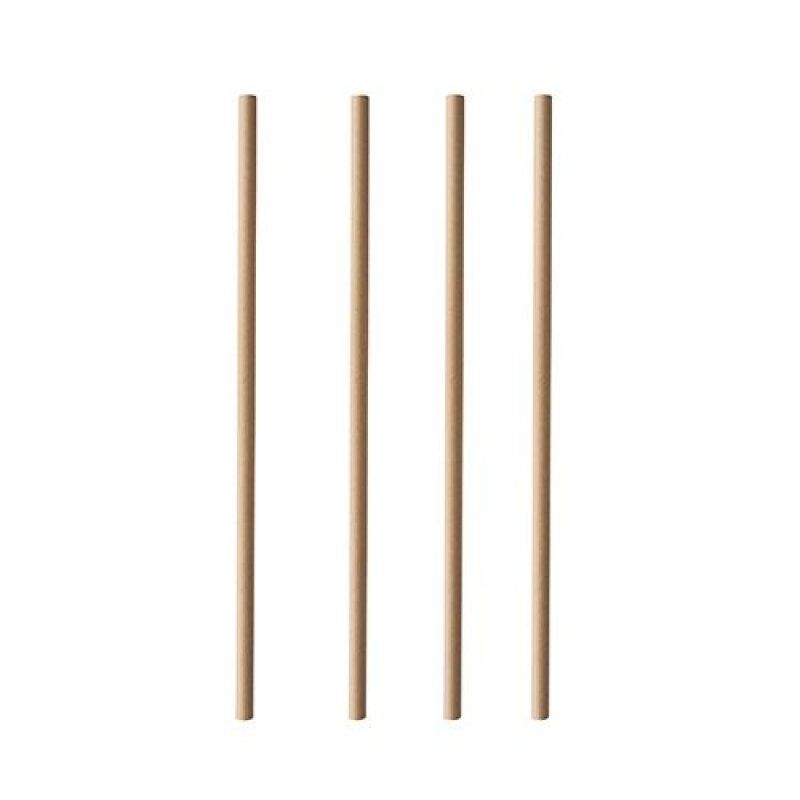 Papstar 88224 paille jetable 100 pièce(s) Marron