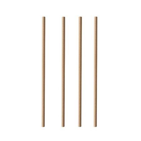 Papstar 88224 paille jetable 100 pièce(s) Marron