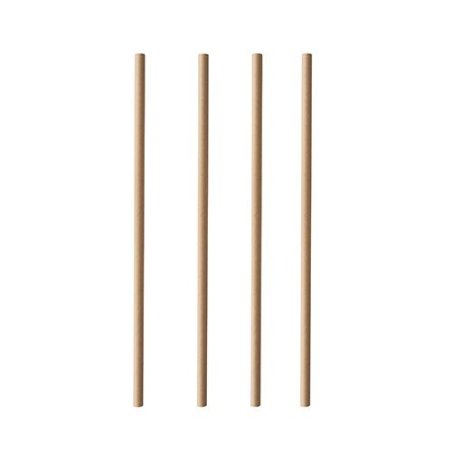 PAPSTAR Paille en papier "pure", 200 mm, brun