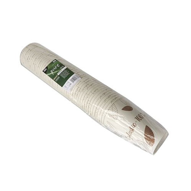 PAPSTAR Gobelet en carton "pure" ZERO, 0,4 l, beige/marron