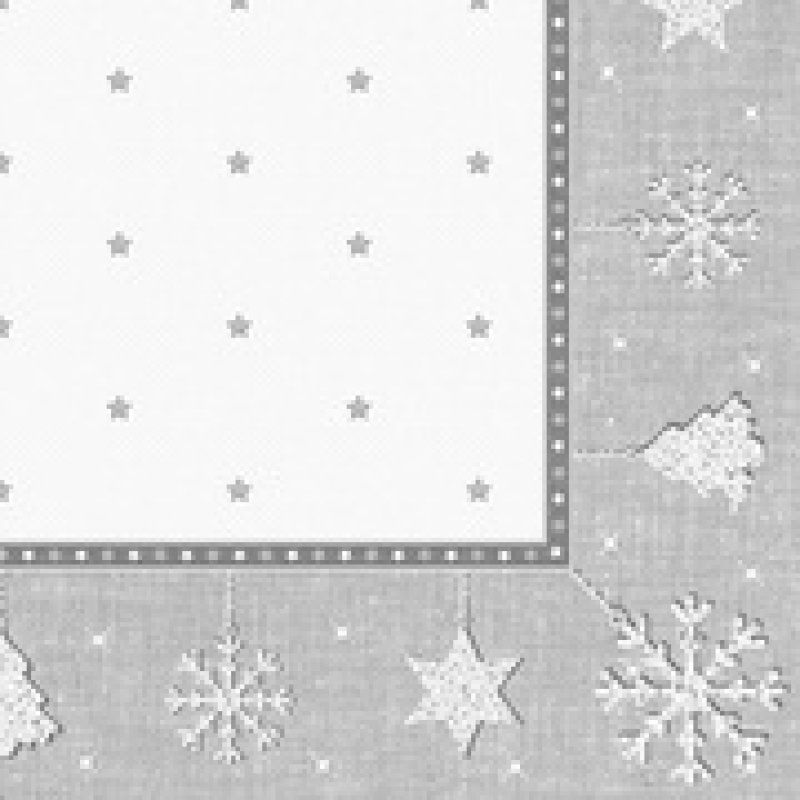 PAPSTAR Serviette à motif de Noël "X-Mas", or