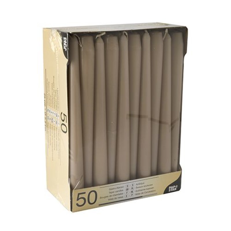 Papstar 88340 wax candle Round Cream 50 pc(s)