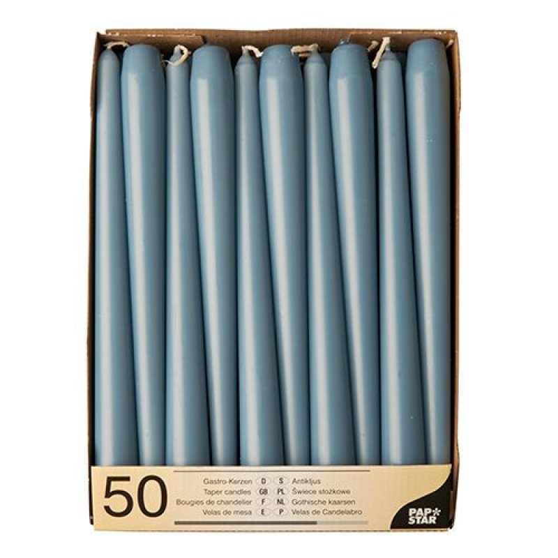 Papstar 88342 wax candle Round Blue 50 pc(s)