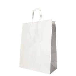 PAPSTAR Sac en papier, 350 x 260 x 120 mm, blanc