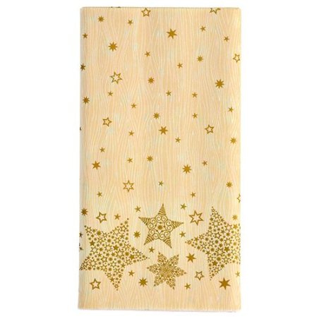 PAPSTAR Nappe pour Noël "Christmas Shine", crème