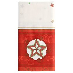 PAPSTAR Nappe pour Noël "Heavenly Stars", blanc