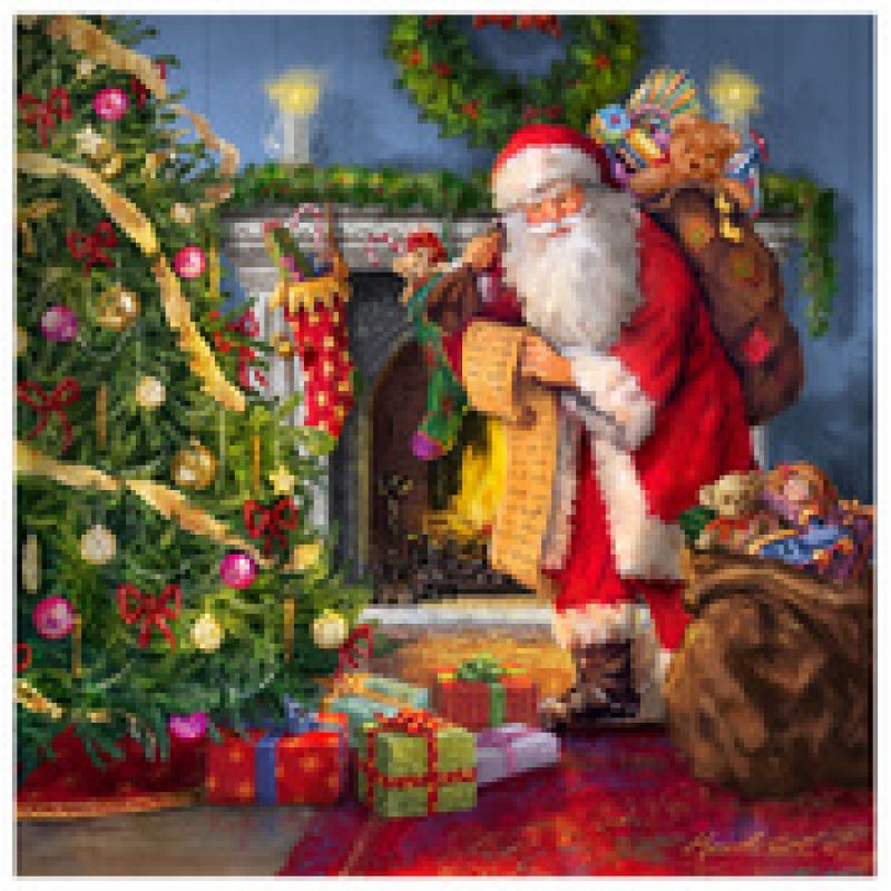 PAPSTAR Serviette à motif de Noël "Christmas Eve"